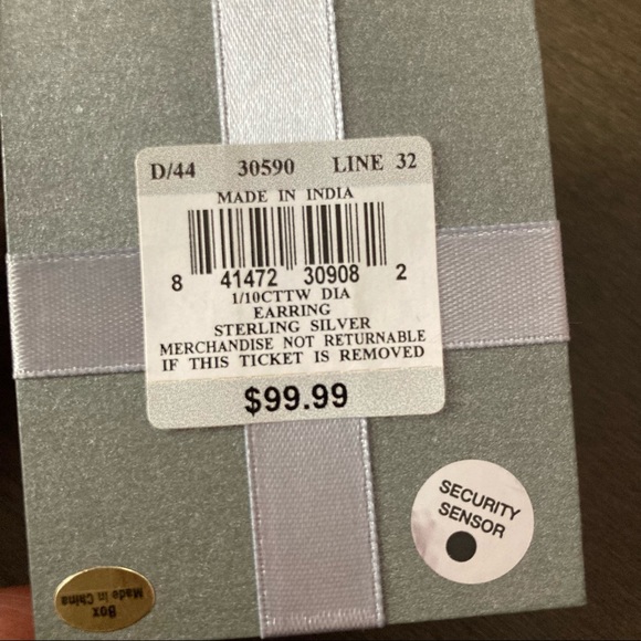 Sterling Silver Stud Earrings - Picture 3 of 8